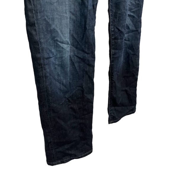 JOE'S SLIM FIT Dark Wash Stretch Distressed Blue Jeans Tencel Blend sz 32 x 29 - Picture 7 of 16